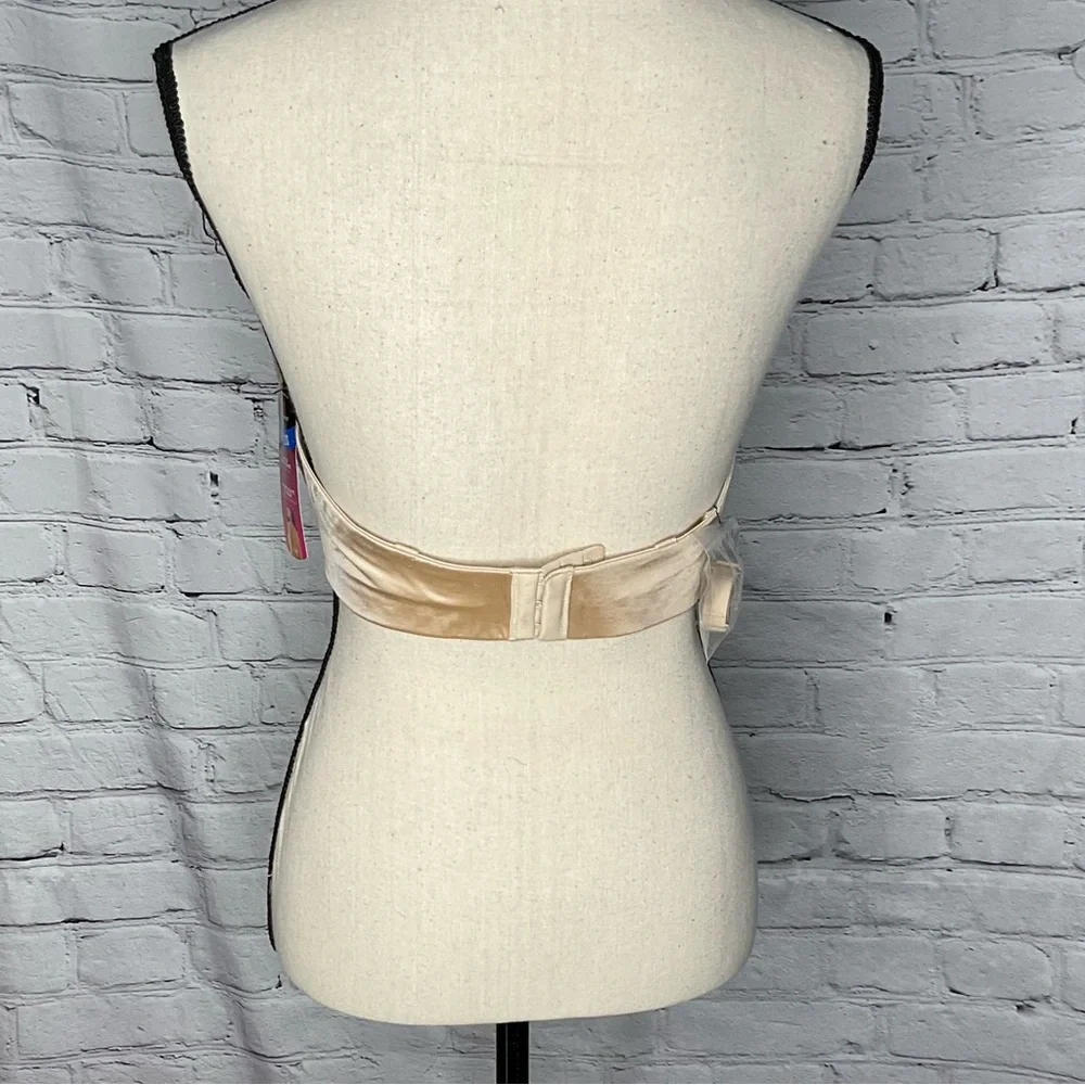 Maidenform Nude Strapless Stay Up Power Band Bra 40D NWT